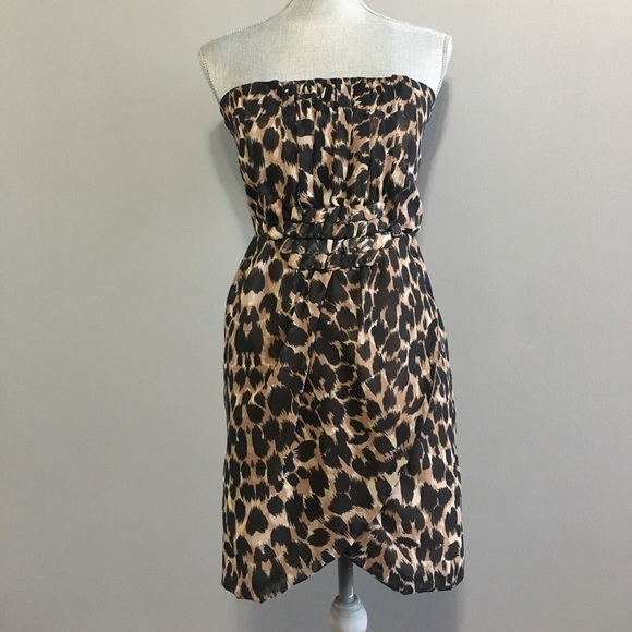 Charlotte Russe Dresses & Skirts - Charlotte Russe leopard print wrap dress